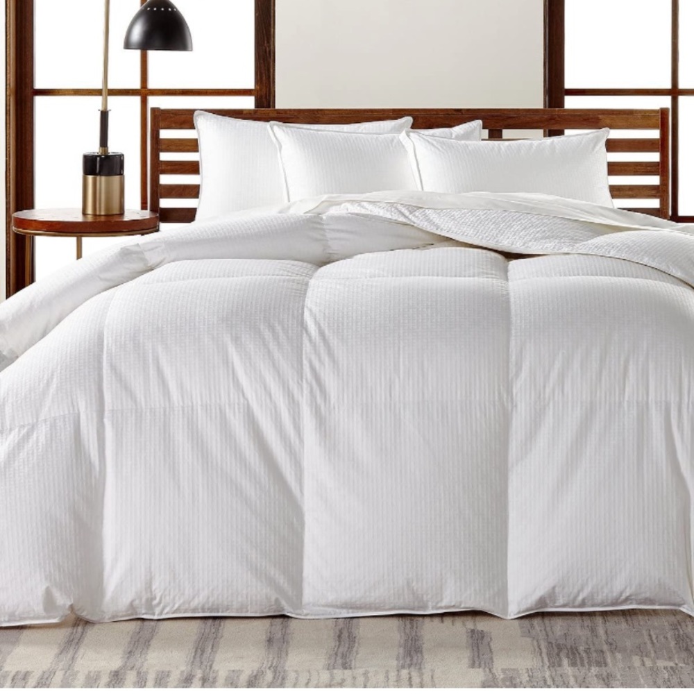 Hotel Collection European White Goose Down Medium-Weight King Comforter